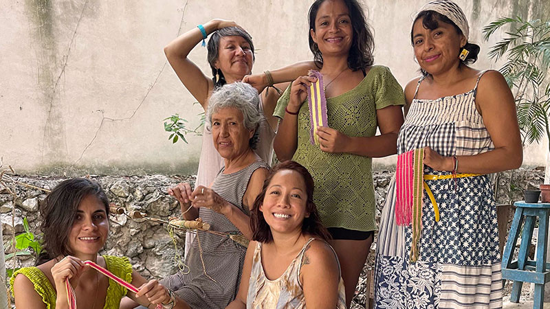 Invita SECULT a participan en taller de telar de cintura en La Casa del Faldón, Querétaro 