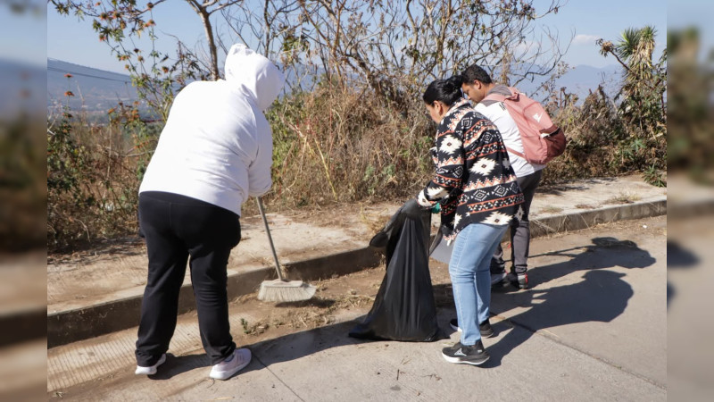 Refuerza Gobierno de Quiroga la limpieza y embellecimiento del municipio para impulsar el turismo y la salud pública