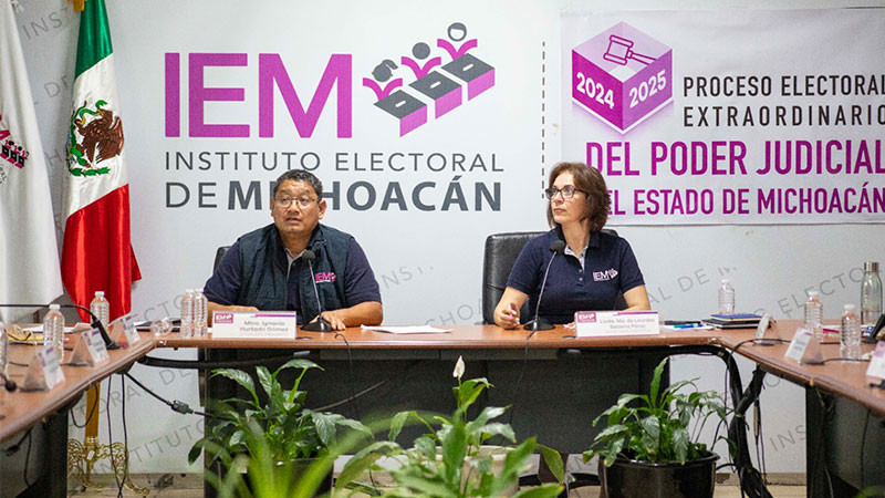 Aprueba IEM la implementación de la Red de Mujeres Juzgadoras para el proceso electoral del Poder Judicial  