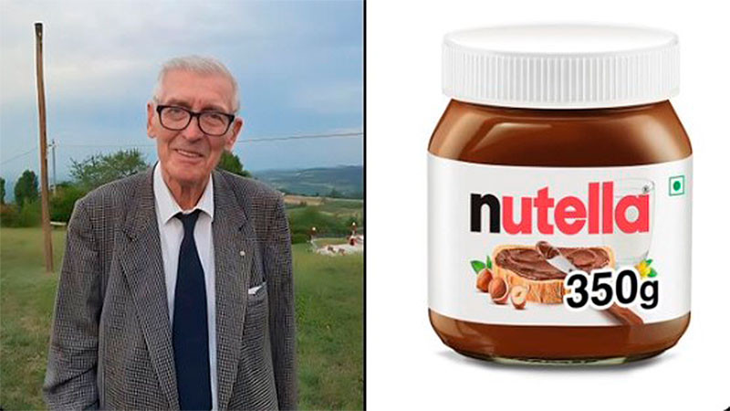 Fallece a los 97 años, Francesco Rivella, creador de la Nutella 