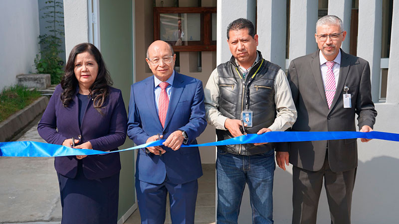 Jorge Reséndiz inaugura nuevas instalaciones del Juzgado de Ejecución de Sanciones Penales de Zitácuaro 