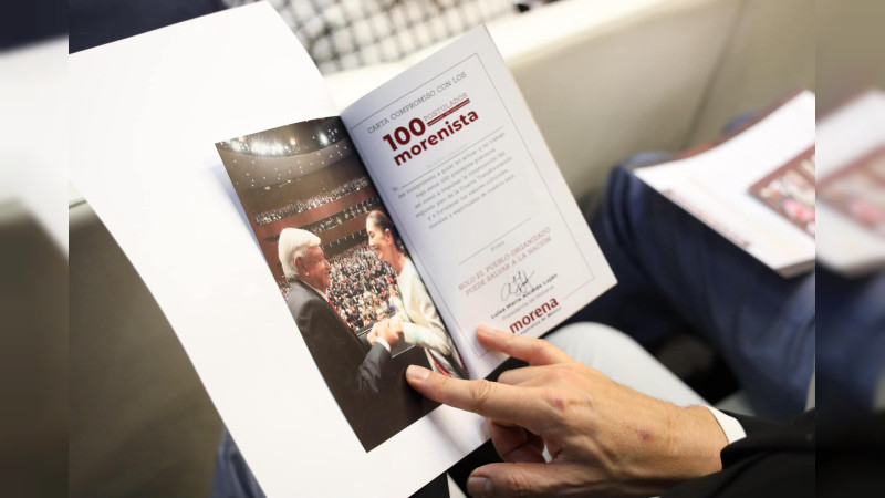 Raúl Morón firma decálogo de Morena; reafirma su compromiso con el movimiento de la 4T