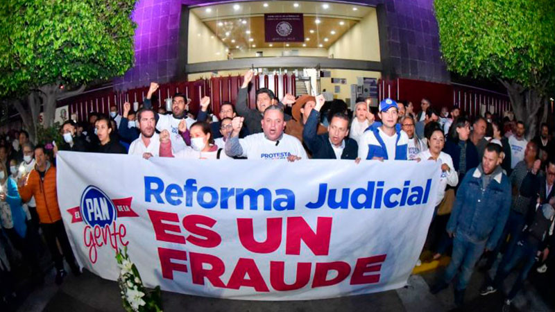 Acción Nacional, en lucha contra la farsa de elección judicial: Carlos Quintana 