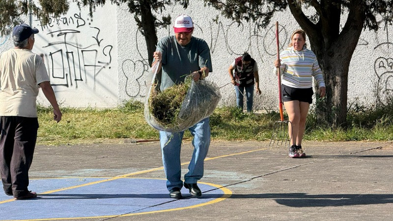 Barragán impulsa el rescate de espacios públicos mano a mano con la ciudadanía en Morelia 
