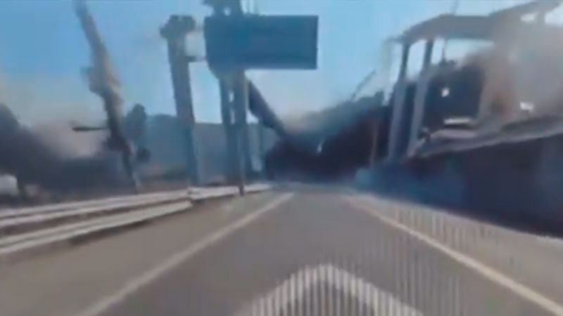 Se desploma puente en construcción en Corea del Sur; hay 3 muertos y 5 heridos 