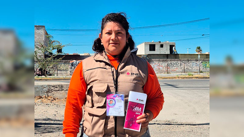Realiza INE Querétaro la Verificación Nacional Muestral 2025 