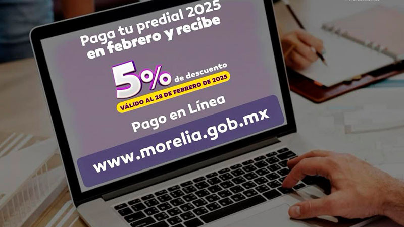El próximo viernes vencen los descuentos en el predial en Morelia 