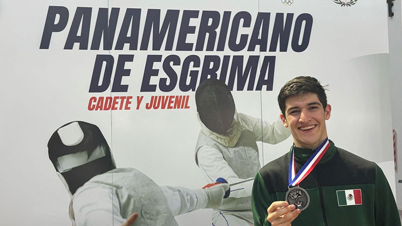 Primer esgrimista queretano en Juegos Panamericanos Junior Asunción 2025 