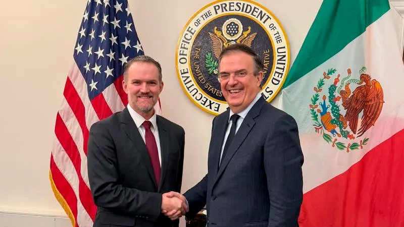 Ebrard califica de "cordial  y productivo" encuentro con representante comercial de EEUU 