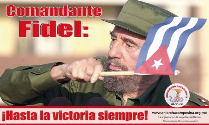  Antorcha rendirá homenaje a Fidel Castro con eventos en todo México 