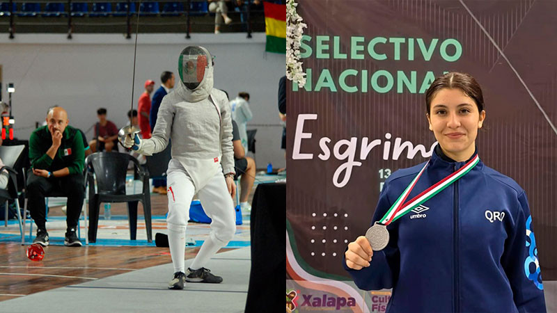 Esgrimista queretana se une al equipo para los Juegos Panamericanos Junior 