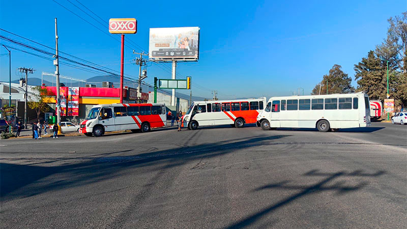  Instituto del Transporte no ha autorizado nuevas rutas para Morelia 