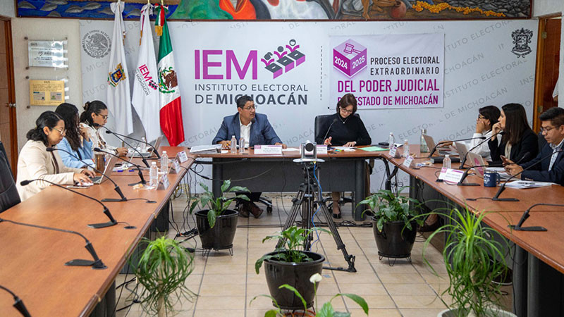 IEM aprueba documentación y materiales electorales para el proceso electoral judicial 