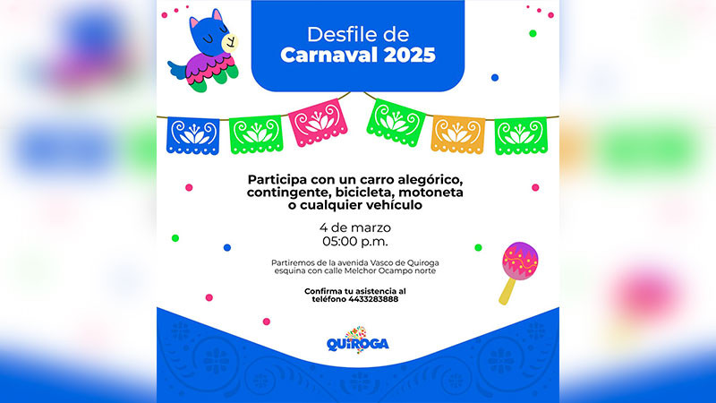 Alistan en Quiroga Carnaval 2025 