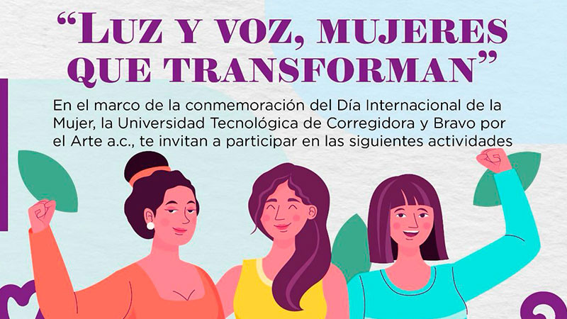 Promueve la UTC y Bravo por el Arte equidad de género con actividades culturales 