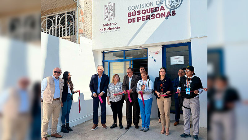  Comisión de Búsqueda de Personas en Michoacán amplía instalaciones 