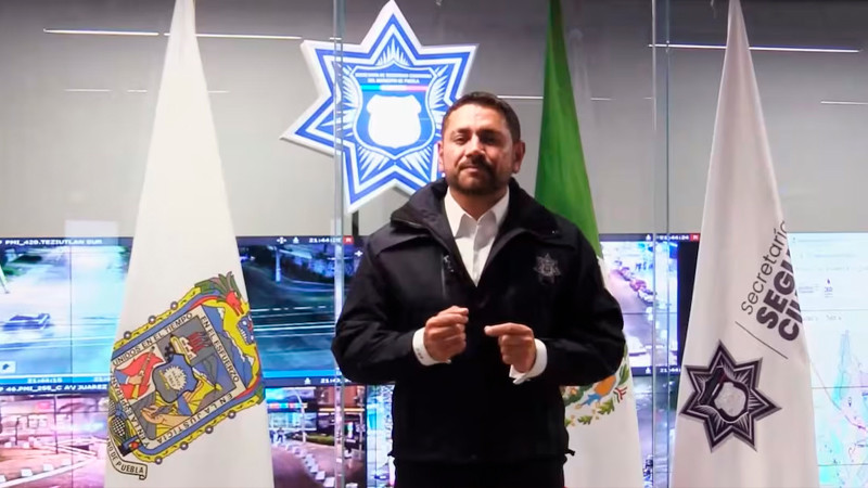 Renuncia el secretario de Seguridad Municipal de Puebla, tras protestas y homicidio de dos agentes 
