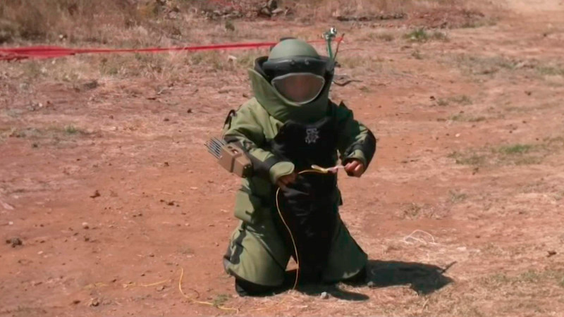 Grupo antibombas de la SSP continúa en la desactivación de explosivos improvisados: Torres Piña 