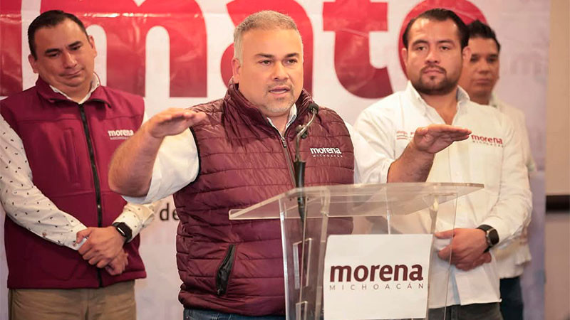 No habrá dados cargados rumbo al 2027, asegura Morena Michoacán 