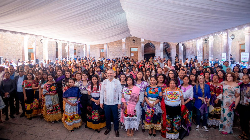 En Michoacán no habrá justicia plena sin los derechos de todas las mujeres: Bedolla 