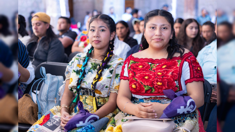 En Michoacán no habrá justicia plena sin los derechos de todas las mujeres: Bedolla