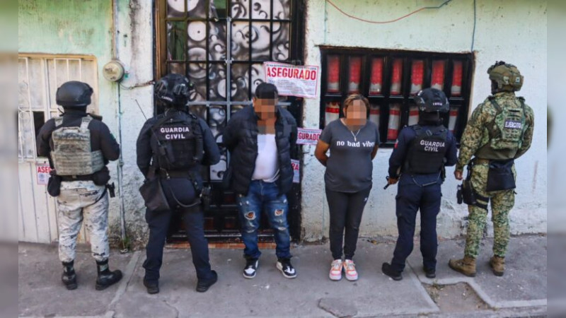 Capturan a principal operadora de Jalisco en Álvaro Obregón, Michoacán: Le aseguran 550 dosis de estupefaciente 