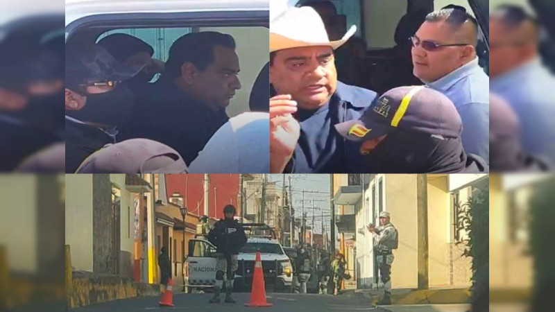 Capturan a tres alcaldes y su padre en operativo de fuerzas federales en Puebla 