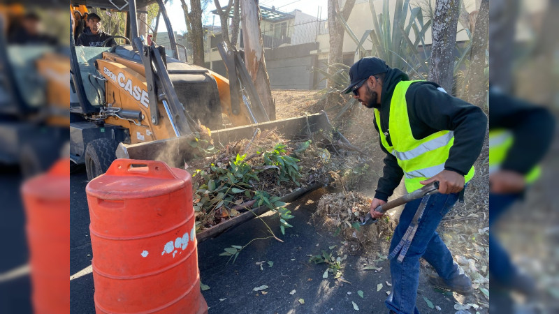 Con jornadas de limpieza, Gobierno de Morelia garantiza brillo de espacios públicos