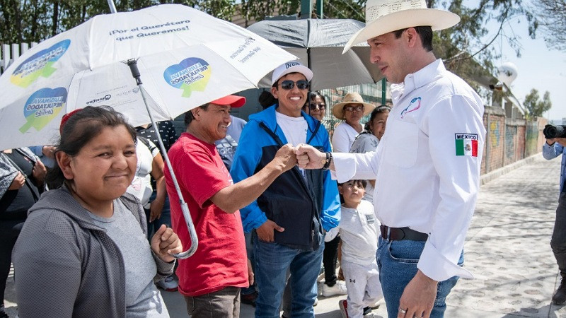 Entrega Rodrigo Monsalvo planta de tratamiento de aguas residuales en El Marqués 