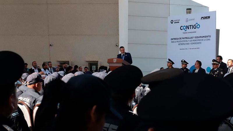 Amplía Querétaro parque vehicular y equipamiento para seguridad pública 