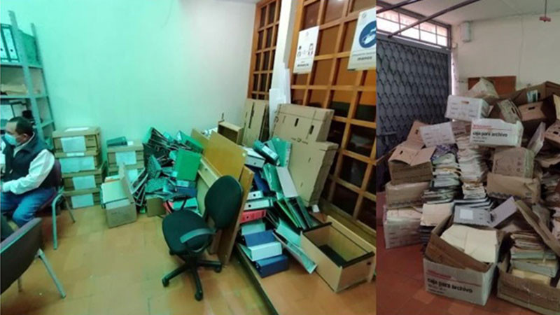 Digitalización del Archivo histórico y administrativo de la CEDH Michoacán tiene avance del 70 por ciento 