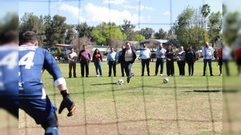 FGE Michoacán inaugura torneo de fútbol 2025