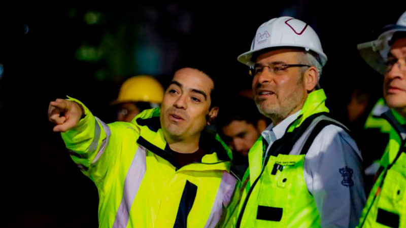 Bedolla supervisa avance final del Paso Catrinas en Villas del Pedregal 