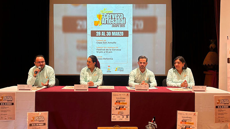 Anuncia Zacapu, Michoacán, el 8° Festival de la Cerveza Artesanal 