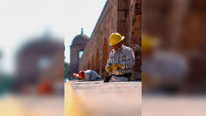 Acueducto de Morelia brillará más: Alfonso Martínez 