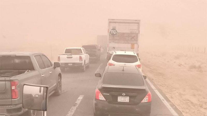 Alertan por fuertes vientos en Chihuahua a causa del frente frío 36 
