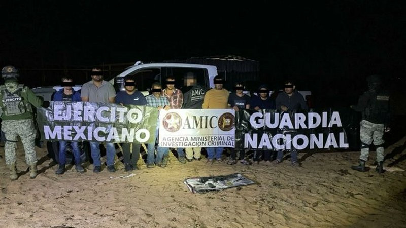 Arrestan a nueve personas tras asegurar laboratorio clandestino en Puerto Peñasco, Sonora 