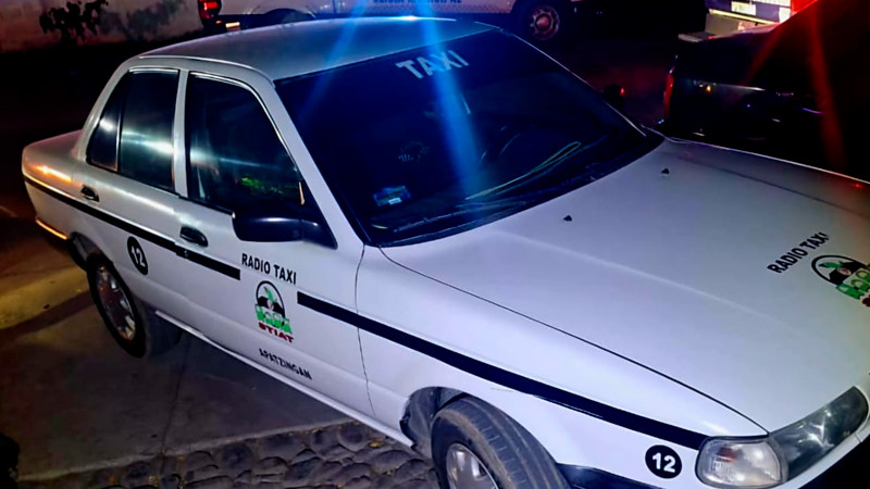 Balean a taxista en Apatzingán, Michoacán, resultó herido  