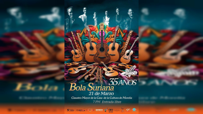 Celebrará Bola Suriana su 35 aniversario en Morelia, Michoacán 