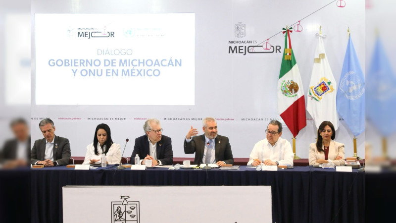 Michoacán y la ONU en México fortalecen cooperación en el marco de la Agenda 2030