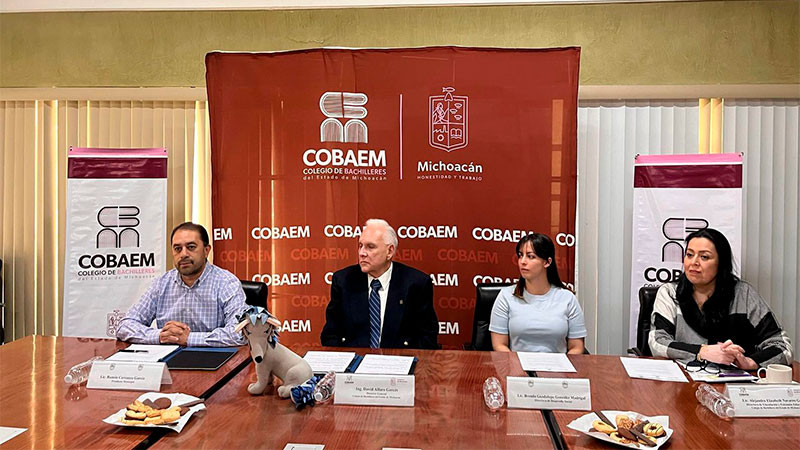 Signan convenio de colaboración COBAEM y Ayuntamiento de Huaniqueo 