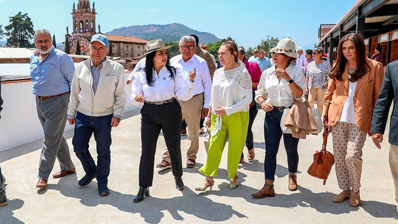 Mercado de Pátzcuaro, importante motor económico de Michoacán: Gladyz Butanda 