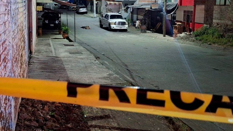 Ultiman a tiros a un hombre en Uruapan, Michoacán 