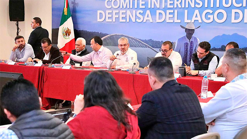 Instala Bedolla Comité Interinstitucional para la Defensa del Lago de Pátzcuaro 