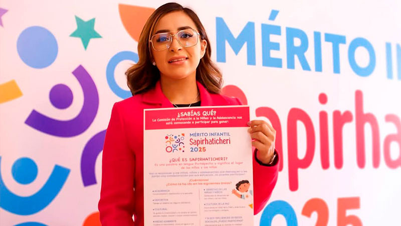 Grecia Aguilar convoca a participar en Concurso al Mérito Infantil Sapirhaticheri 2025