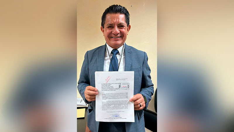 Se registra Froilán León Martínez como aspirante a Fiscal Estatal Anticorrupción de Michoacán 