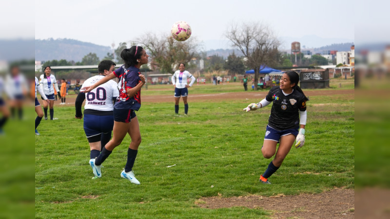 UMSNH femenil derrotó a Cosmos en la Liga Municipal  