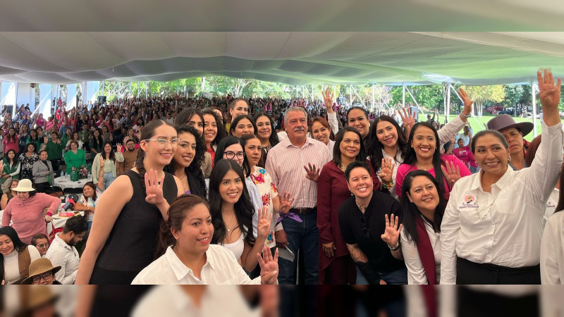 Mujeres de Mano a Mano respaldan a Raúl Morón: Con él, llegaremos todas las michoacanas 