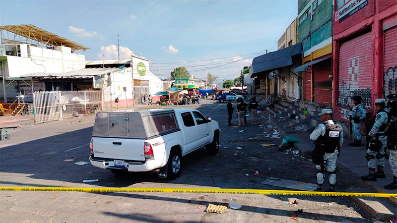 Se registra ataque armado en Mercado de Abastos de Celaya; hay un muerto y un herido 