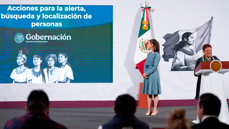 Presenta Sheinbaum reformas para combatir el delito de desaparición en el país 